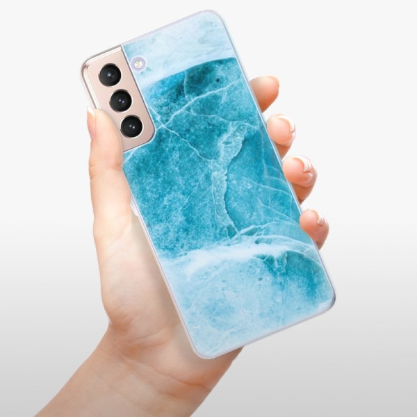 Silikonové pouzdro iSaprio - Samsung Galaxy S21 5G - Blue Marble