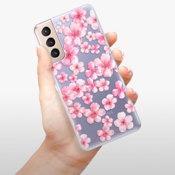 Silikonové pouzdro iSaprio - Samsung Galaxy S21 5G - Flower Pattern 05