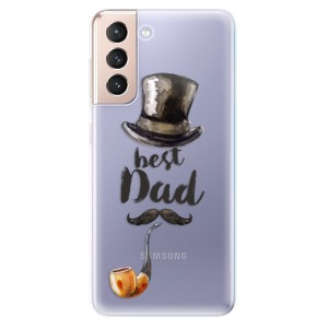 Odolné silikonové pouzdro iSaprio - Best Dad na mobil Samsung Galaxy S21 5G
