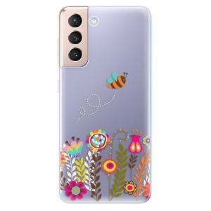 Odolné silikonové pouzdro iSaprio - Bee 01 na mobil Samsung Galaxy S21 5G