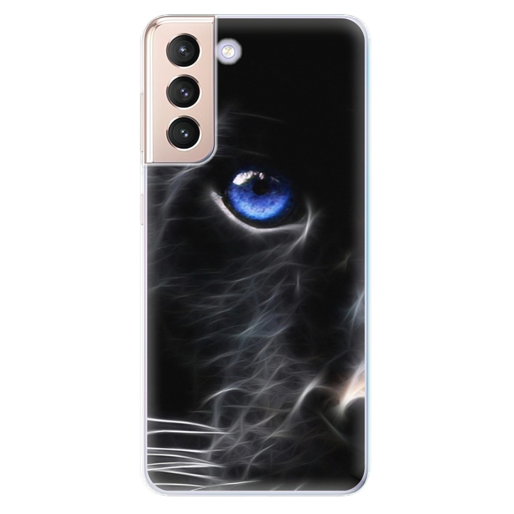 Odolné silikonové pouzdro iSaprio - Black Puma na mobil Samsung Galaxy S21 5G (Odolný silikonový kryt, obal, pouzdro iSaprio - Black Puma na mobilní telefon Samsung Galaxy S21 5G)