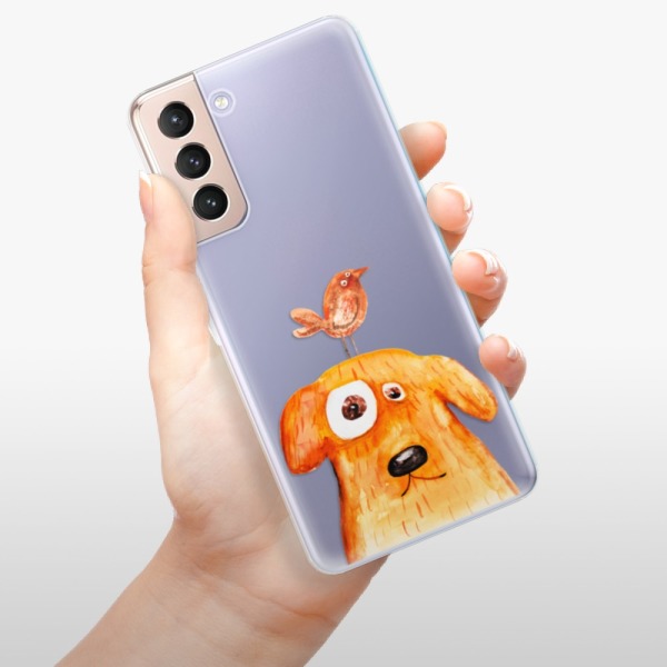 Silikonové pouzdro iSaprio - Samsung Galaxy S21 5G - Dog And Bird
