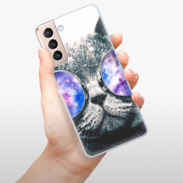 Silikonové pouzdro iSaprio - Samsung Galaxy S21 5G - Galaxy Cat