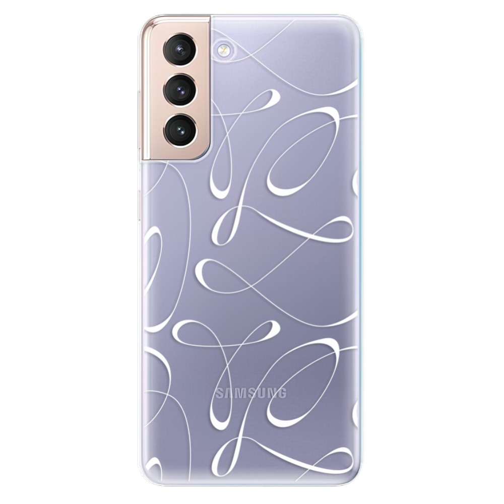 Odolné silikonové pouzdro iSaprio - Fancy - white - Samsung Galaxy S21