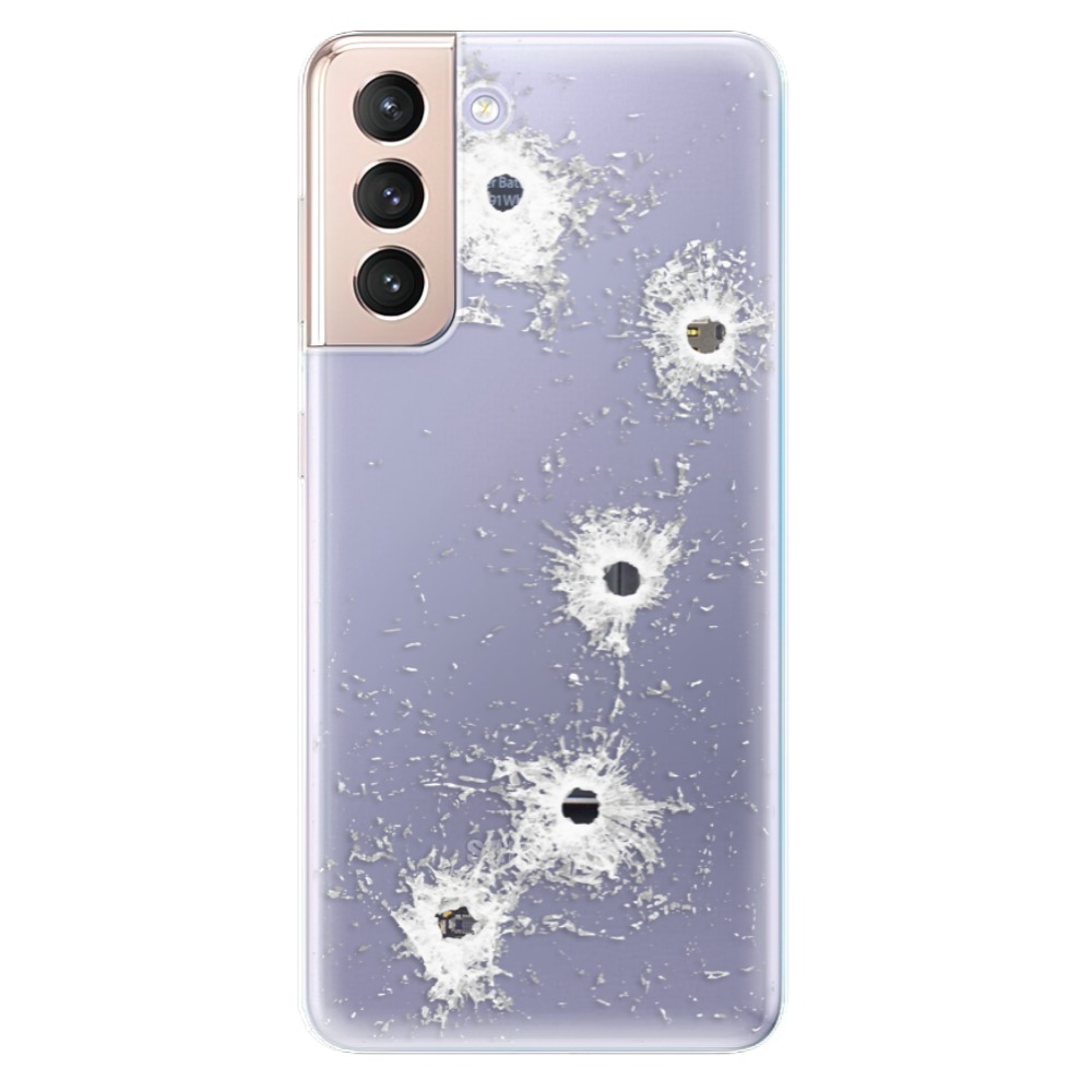 Odolné silikonové pouzdro iSaprio - Gunshots - Samsung Galaxy S21