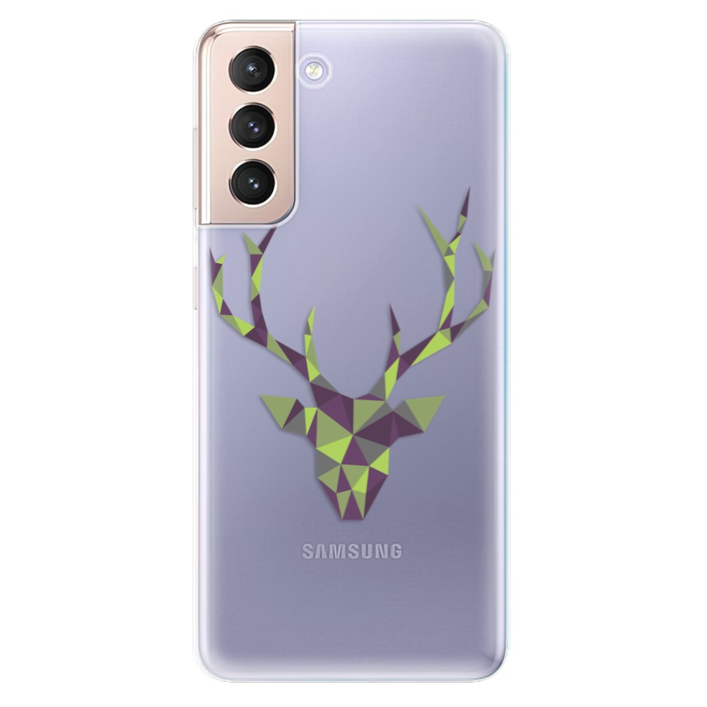 Odolné silikonové pouzdro iSaprio - Deer Green - Samsung Galaxy S21