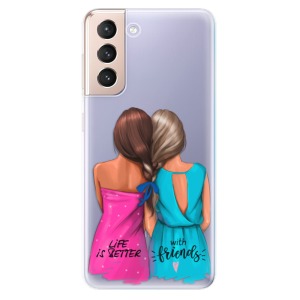 Odolné silikonové pouzdro iSaprio - Best Friends na mobil Samsung Galaxy S21 5G