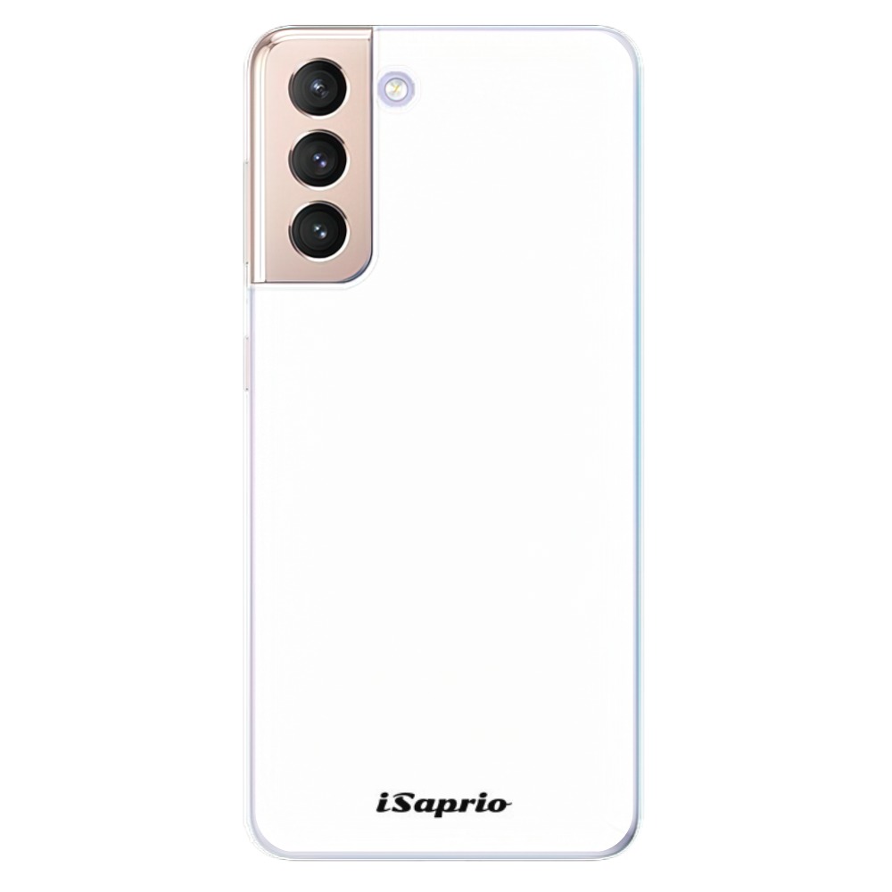 Odolné silikonové pouzdro iSaprio - 4Pure - bílé na mobil Samsung Galaxy S21 5G (Odolný silikonový kryt, obal, pouzdro iSaprio - 4Pure - bílé na mobilní telefon Samsung Galaxy S21 5G)