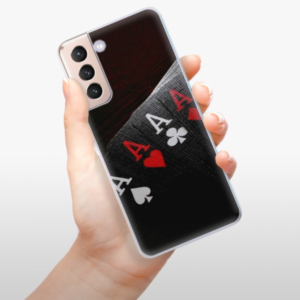 Silikonové pouzdro iSaprio - Samsung Galaxy S21 5G - Poker
