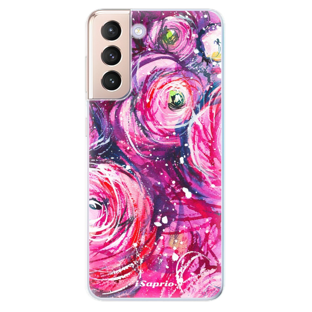 Odolné silikonové pouzdro iSaprio - Pink Bouquet - Samsung Galaxy S21