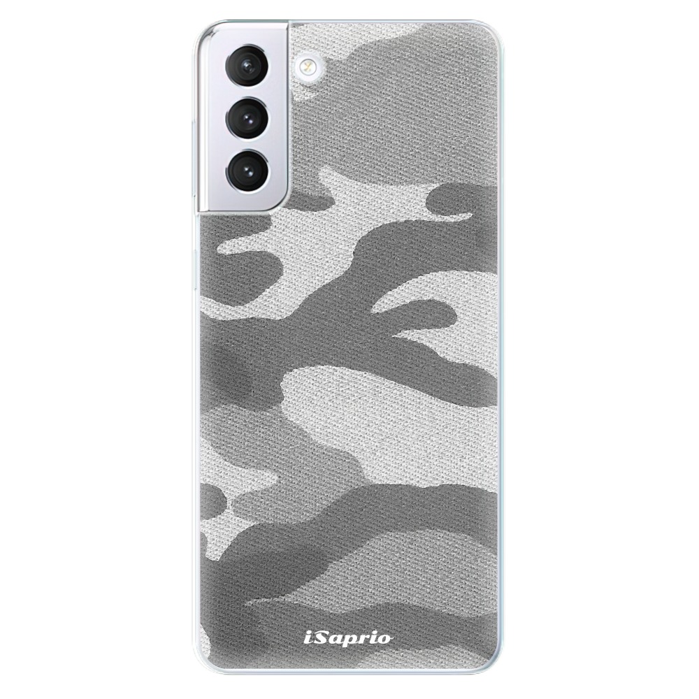 Odolné silikonové pouzdro iSaprio - Gray Camuflage 02 - Samsung Galaxy S21+