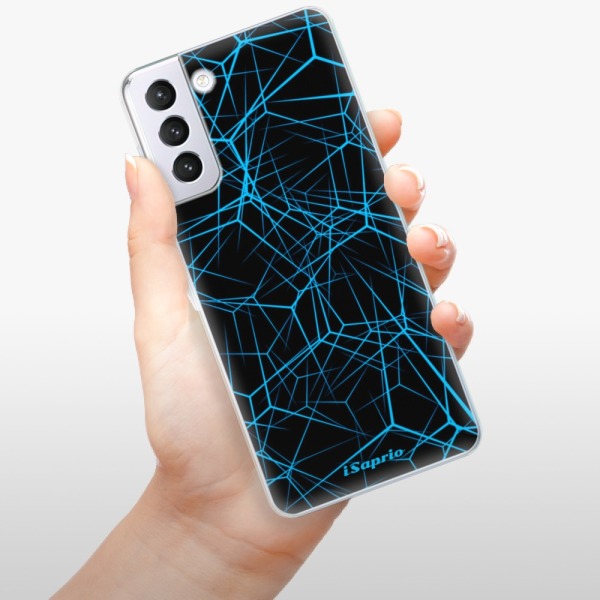 Silikonové pouzdro iSaprio - Samsung Galaxy S21 Plus 5G - Abstract Outlines 12