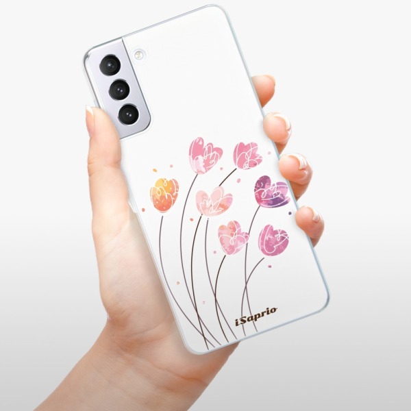 Silikonové pouzdro iSaprio - Samsung Galaxy S21 Plus 5G - Flowers 14