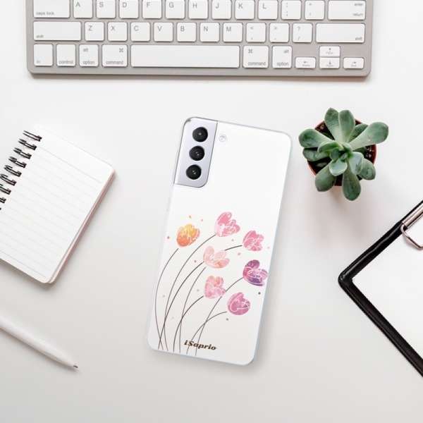 Silikonové pouzdro iSaprio - Samsung Galaxy S21 Plus 5G - Flowers 14