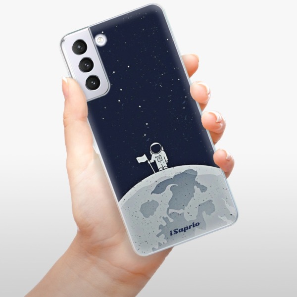 Silikonové pouzdro iSaprio - Samsung Galaxy S21 Plus 5G - On The Moon 10