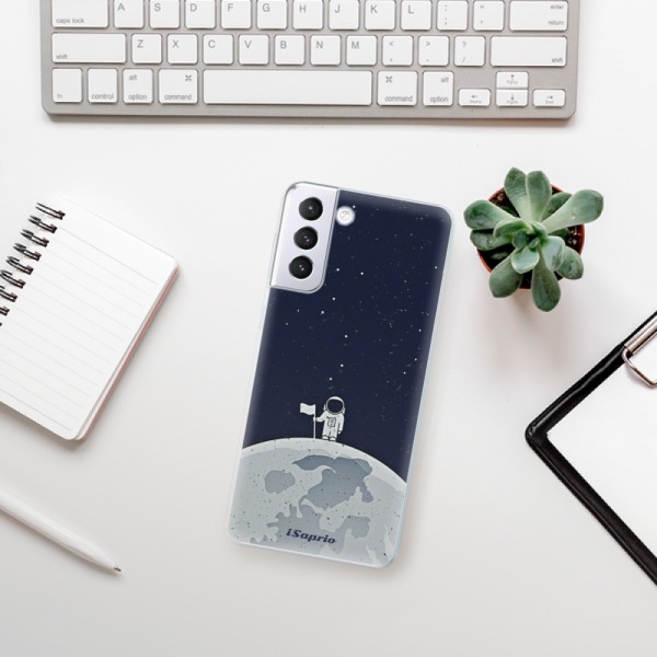 Silikonové pouzdro iSaprio - Samsung Galaxy S21 Plus 5G - On The Moon 10