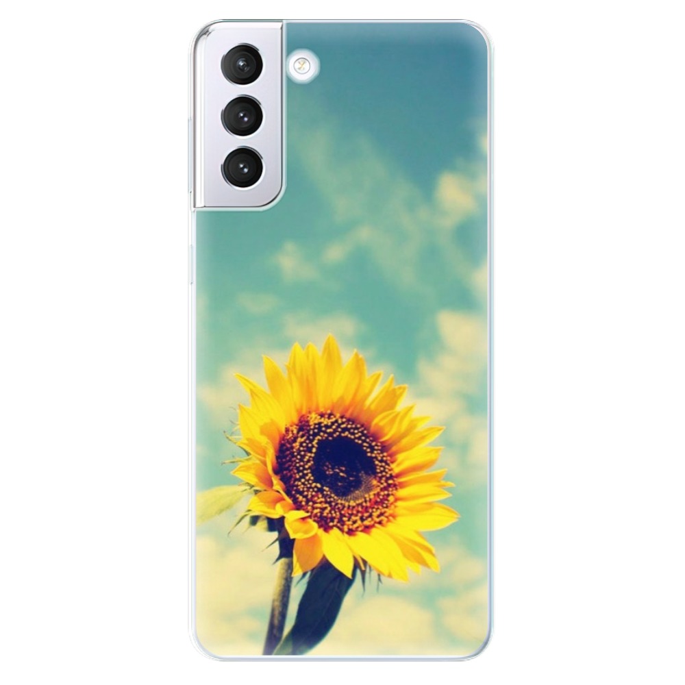 Odolné silikonové pouzdro iSaprio - Sunflower 01 - Samsung Galaxy S21+