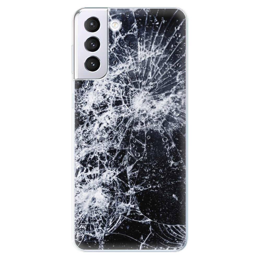 Odolné silikonové pouzdro iSaprio - Cracked - Samsung Galaxy S21+