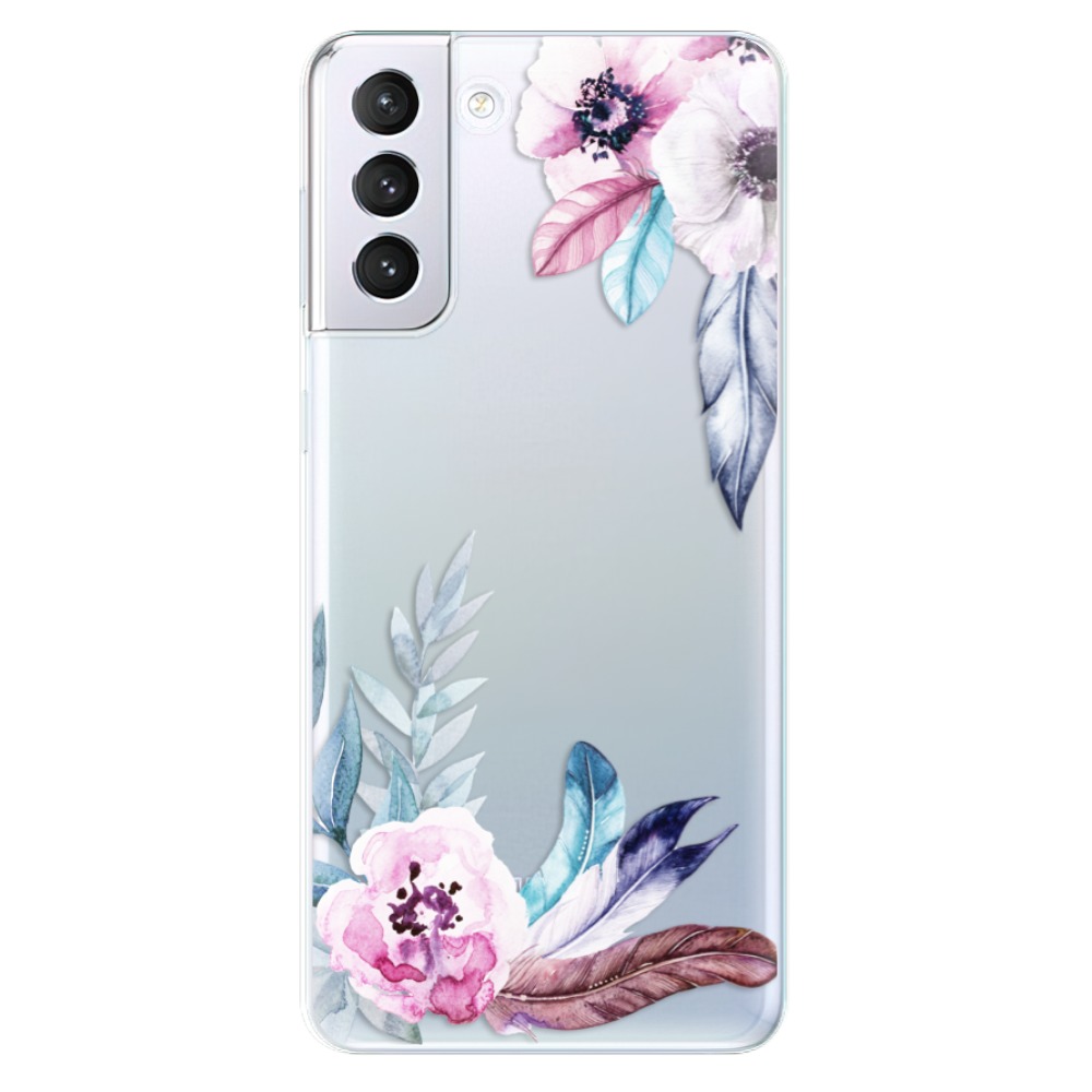 Odolné silikonové pouzdro iSaprio - Flower Pattern 04 na mobil Samsung Galaxy S21 Plus 5G (Odolný silikonový kryt, obal, pouzdro iSaprio - Flower Pattern 04 na mobilní telefon Samsung Galaxy S21+ 5G)