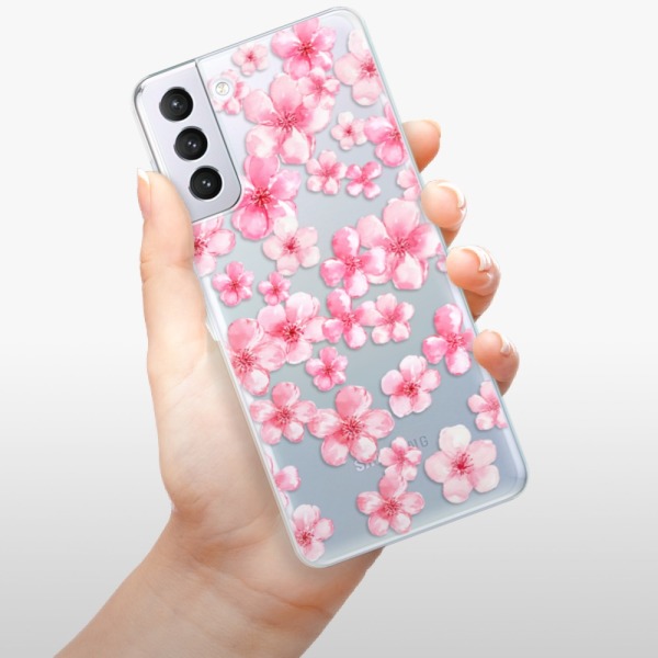 Silikonové pouzdro iSaprio - Samsung Galaxy S21 Plus 5G - Flower Pattern 05