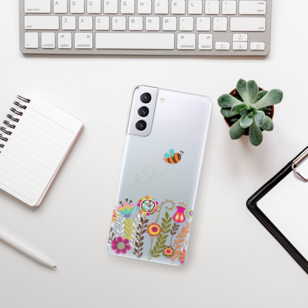 Silikonové pouzdro iSaprio - Samsung Galaxy S21 Plus 5G - Bee 01