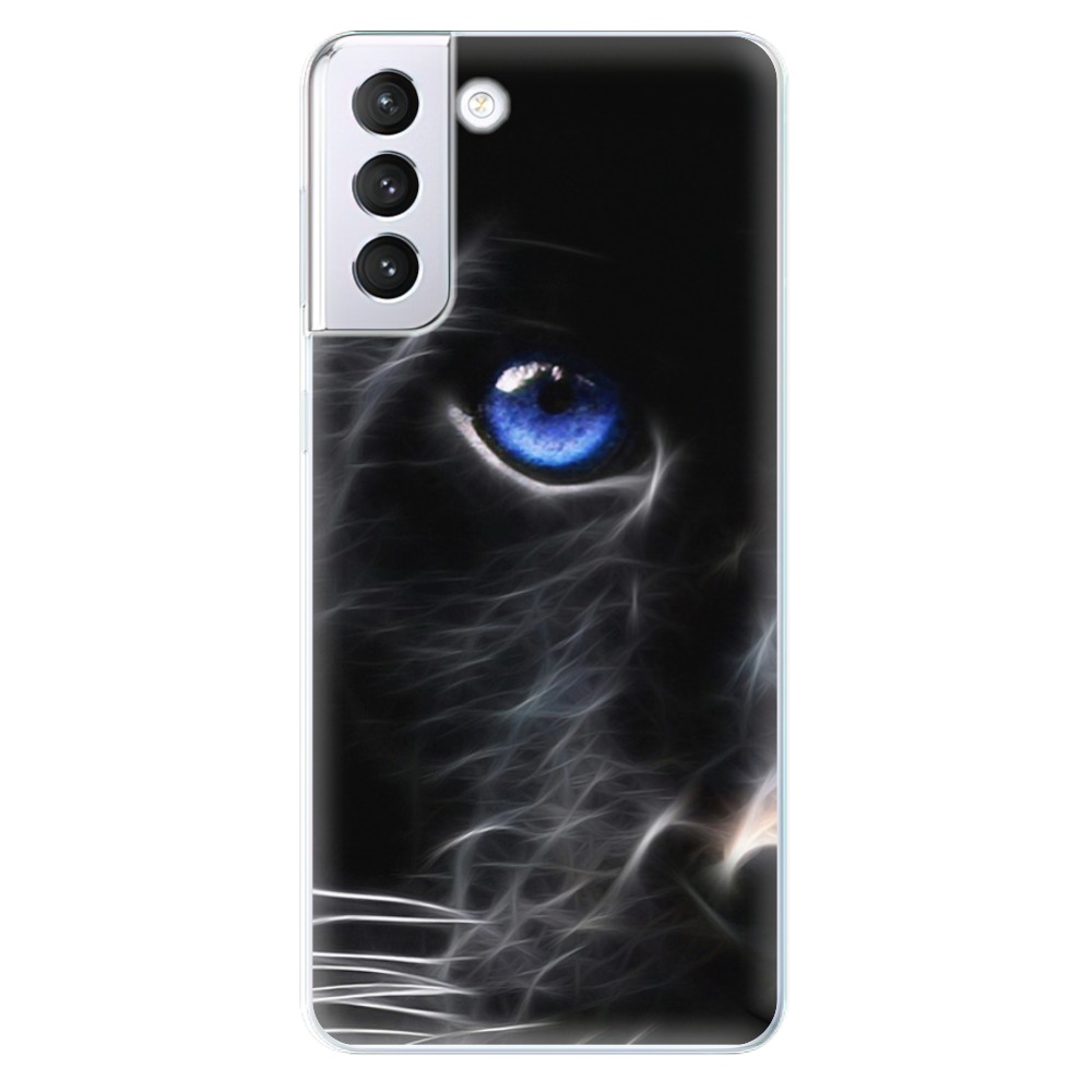 Odolné silikonové pouzdro iSaprio - Black Puma na mobil Samsung Galaxy S21 Plus 5G (Odolný silikonový kryt, obal, pouzdro iSaprio - Black Puma na mobilní telefon Samsung Galaxy S21+ 5G)