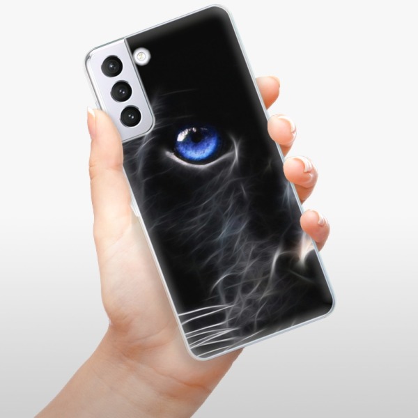 Silikonové pouzdro iSaprio - Samsung Galaxy S21 Plus 5G - Black Puma