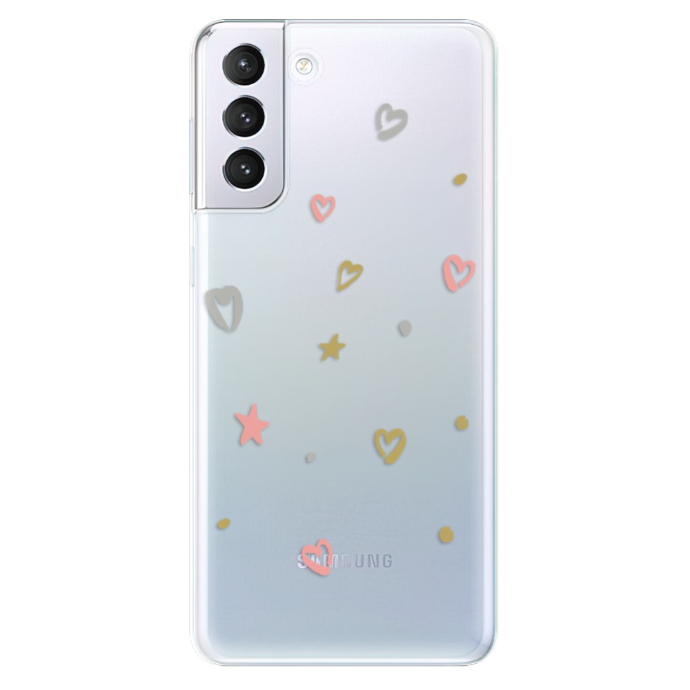 Odolné silikonové pouzdro iSaprio - Lovely Pattern na mobil Samsung Galaxy S21 Plus 5G (Odolný silikonový kryt, obal, pouzdro iSaprio - Lovely Pattern na mobilní telefon Samsung Galaxy S21+ 5G)