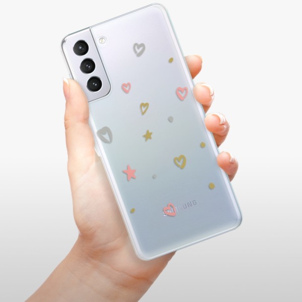 Silikonové pouzdro iSaprio - Samsung Galaxy S21 Plus 5G - Lovely Pattern