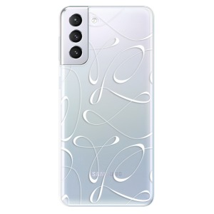 Odolné silikonové pouzdro iSaprio - Fancy - white na mobil Samsung Galaxy S21 Plus 5G - výprodej