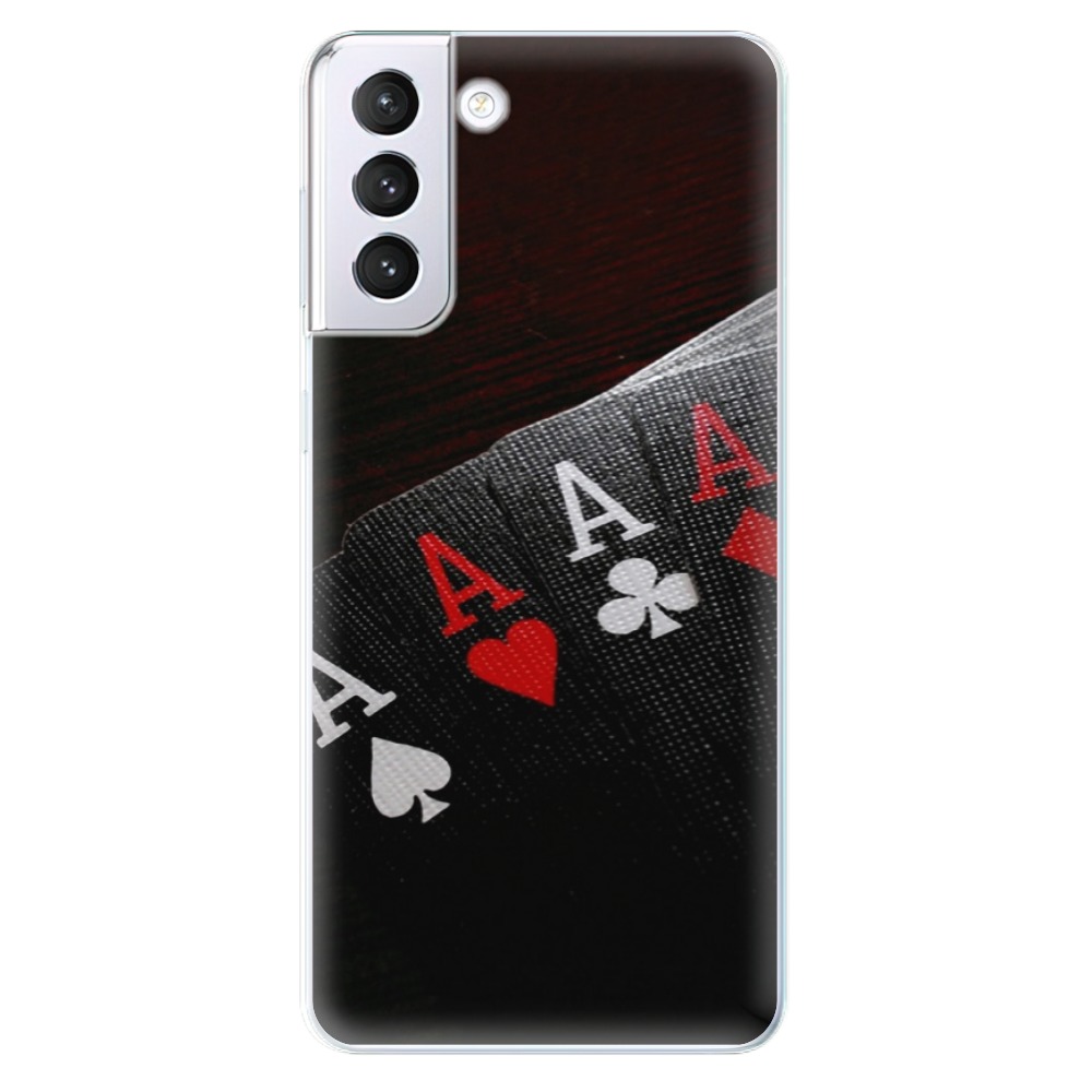 Odolné silikonové pouzdro iSaprio - Poker na mobil Samsung Galaxy S21 Plus 5G (Odolný silikonový kryt, obal, pouzdro iSaprio - Poker na mobilní telefon Samsung Galaxy S21+ 5G)