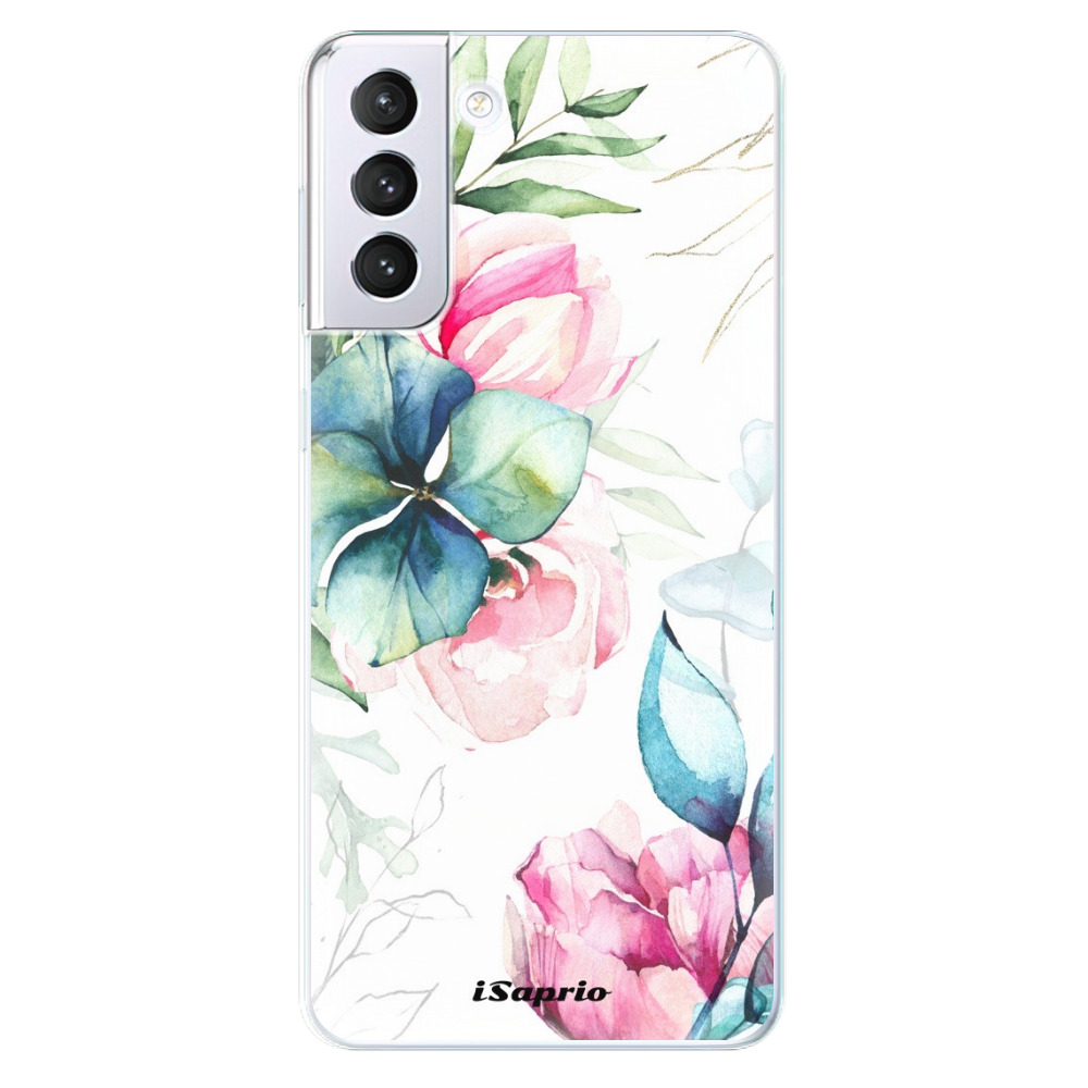 Odolné silikonové pouzdro iSaprio - Flower Art 01 - Samsung Galaxy S21+