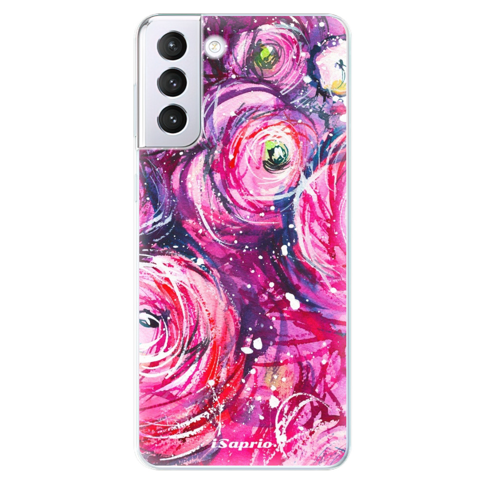 Odolné silikonové pouzdro iSaprio - Pink Bouquet - Samsung Galaxy S21+