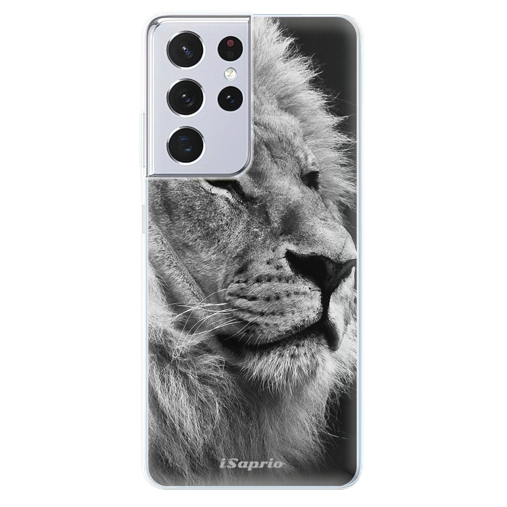 Odolné silikonové pouzdro iSaprio - Lion 10 - Samsung Galaxy S21 Ultra
