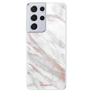 Odolné silikonové pouzdro iSaprio - RoseGold 11 na mobil Samsung Galaxy S21 Ultra 5G - výprodej