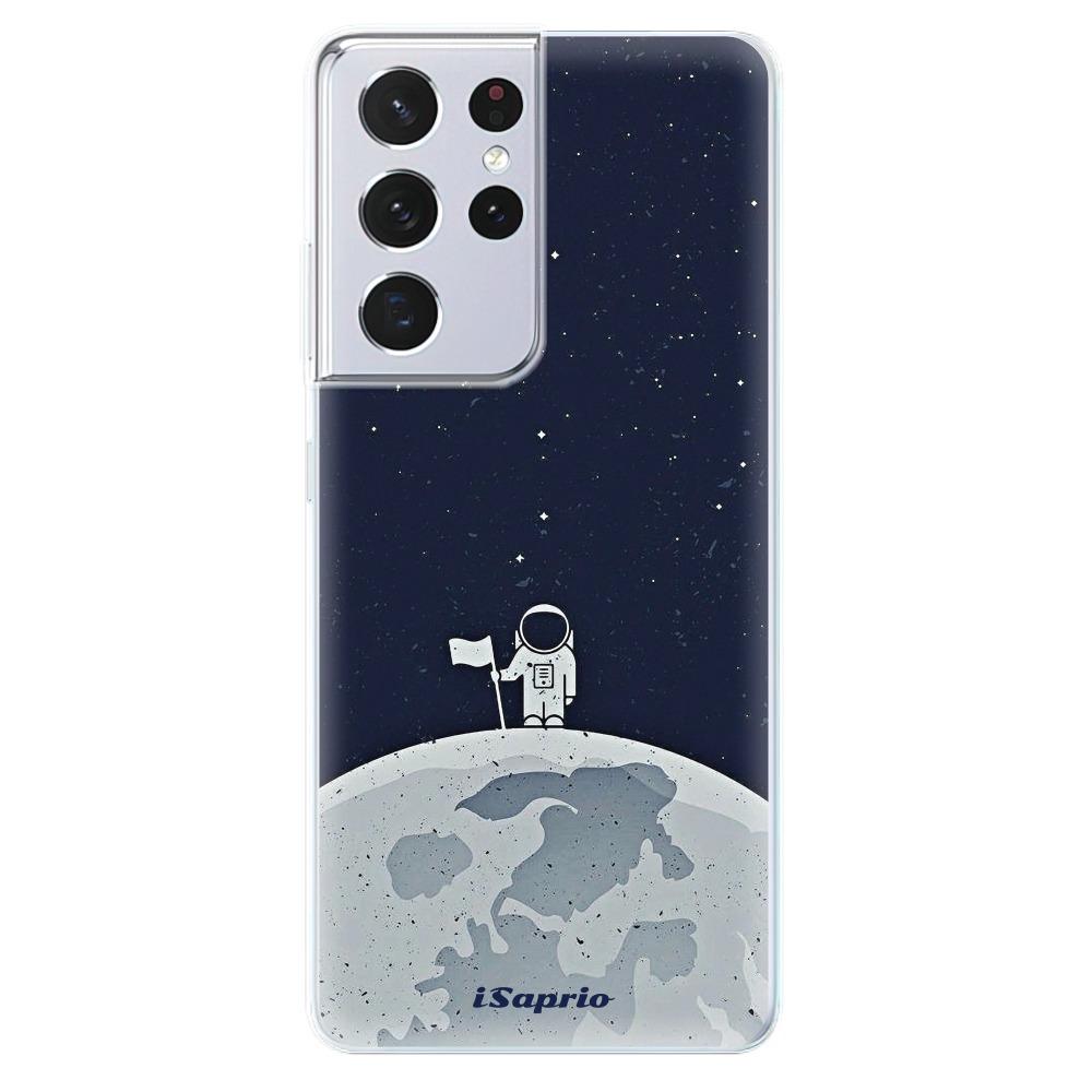 Odolné silikonové pouzdro iSaprio - On The Moon 10 - Samsung Galaxy S21 Ultra