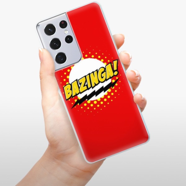 Silikonové pouzdro iSaprio - Samsung Galaxy S21 Ultra 5G - Bazinga 01