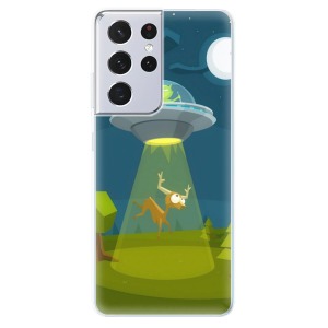Odolné silikonové pouzdro iSaprio - Alien 01 na mobil Samsung Galaxy S21 Ultra 5G