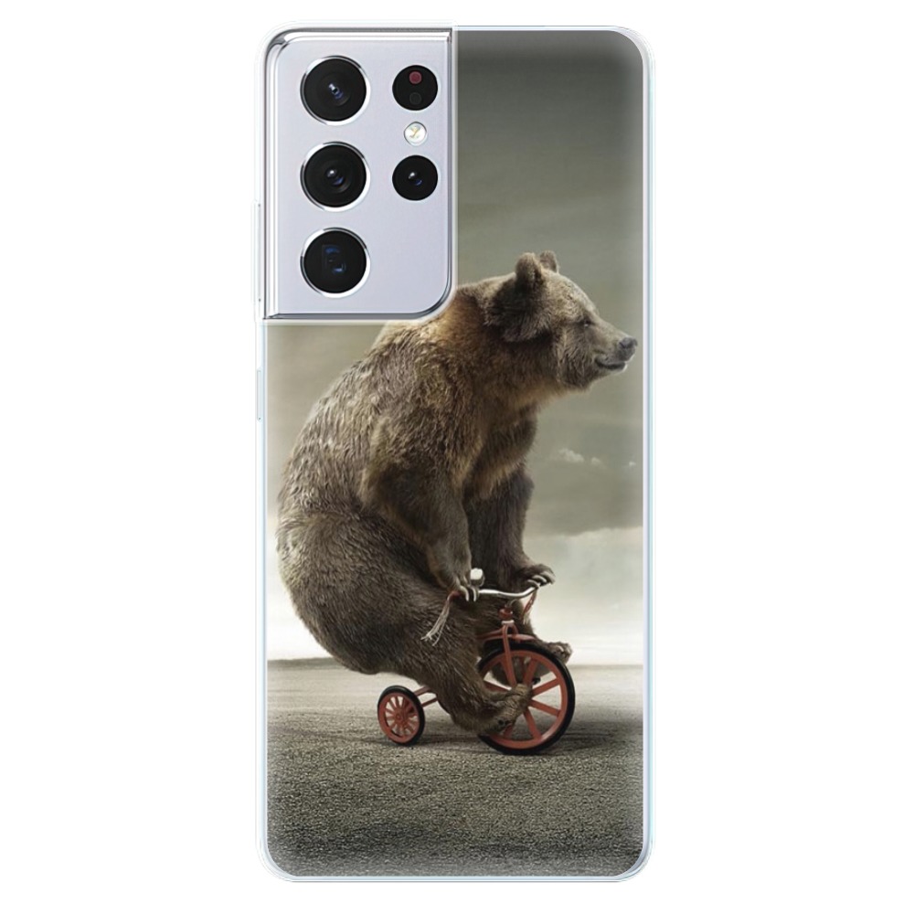 Odolné silikonové pouzdro iSaprio - Bear 01 - Samsung Galaxy S21 Ultra