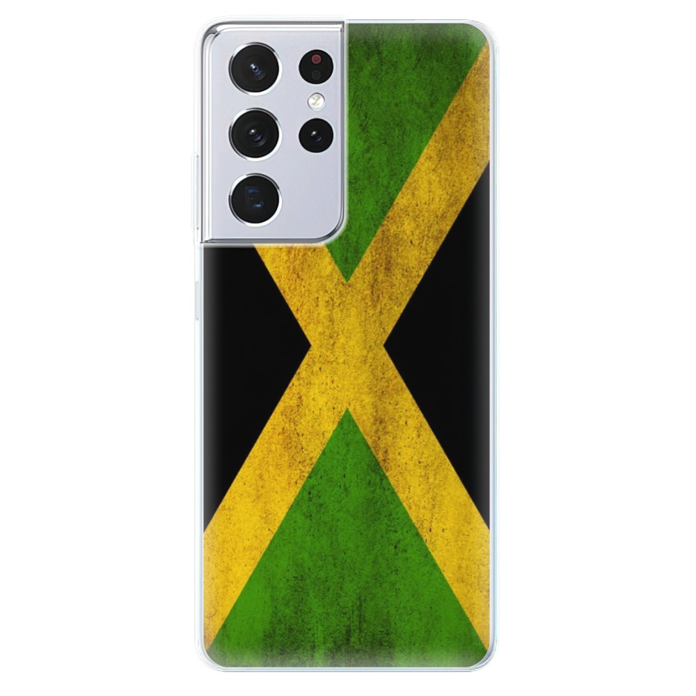 Odolné silikonové pouzdro iSaprio - Flag of Jamaica - Samsung Galaxy S21 Ultra