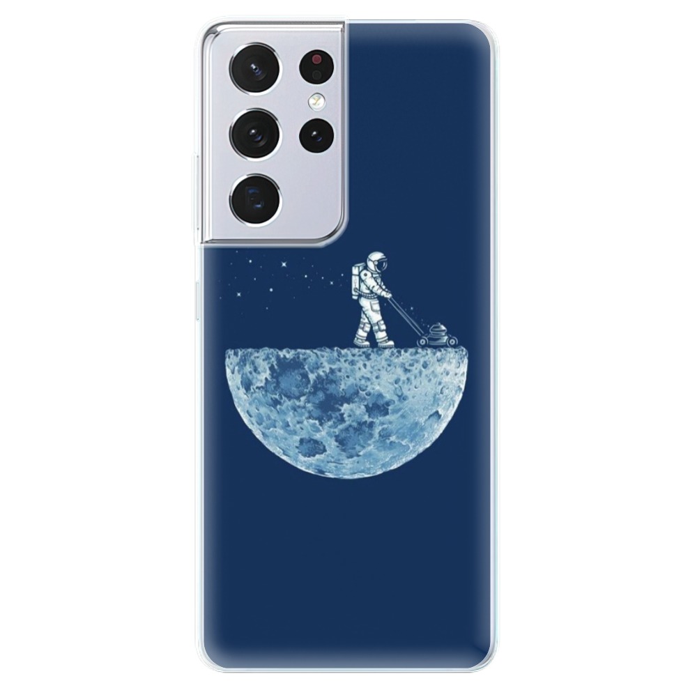 Odolné silikonové pouzdro iSaprio - Moon 01 - Samsung Galaxy S21 Ultra