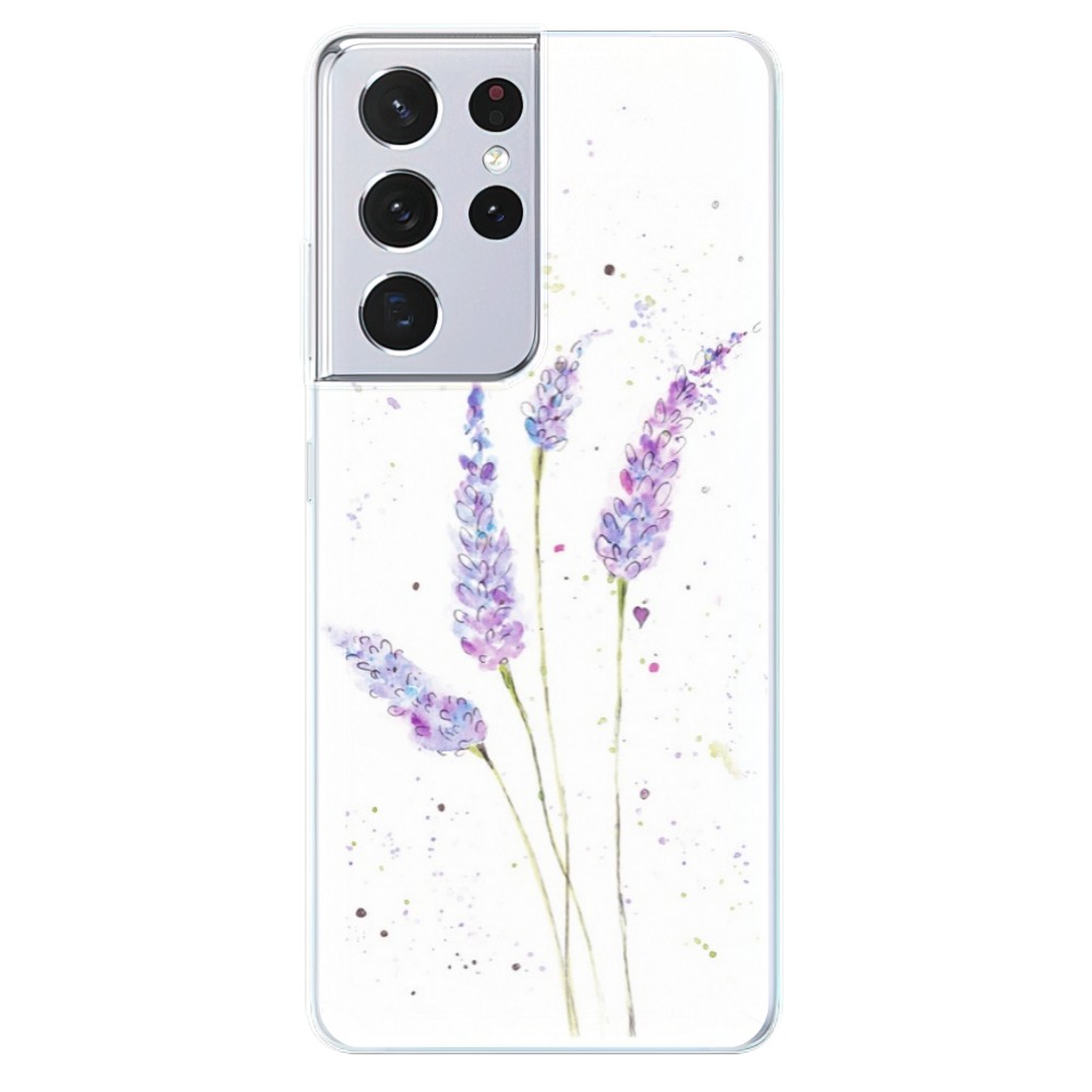 Odolné silikonové pouzdro iSaprio - Lavender - Samsung Galaxy S21 Ultra