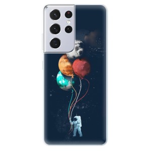 Odolné silikonové pouzdro iSaprio - Balloons 02 na mobil Samsung Galaxy S21 Ultra 5G