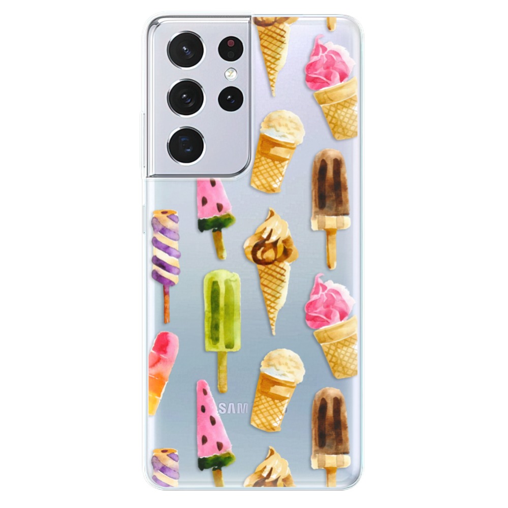 Odolné silikonové pouzdro iSaprio - Ice Cream - Samsung Galaxy S21 Ultra