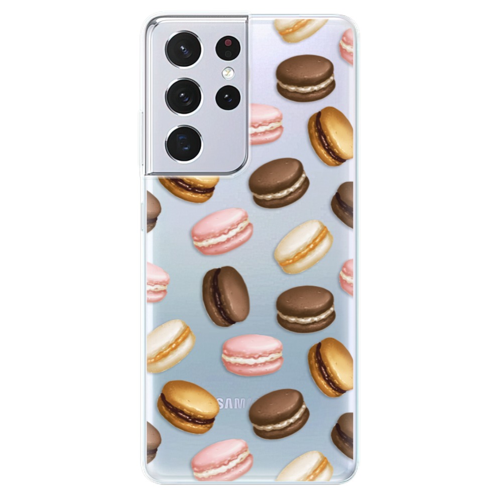 Odolné silikonové pouzdro iSaprio - Macaron Pattern - Samsung Galaxy S21 Ultra