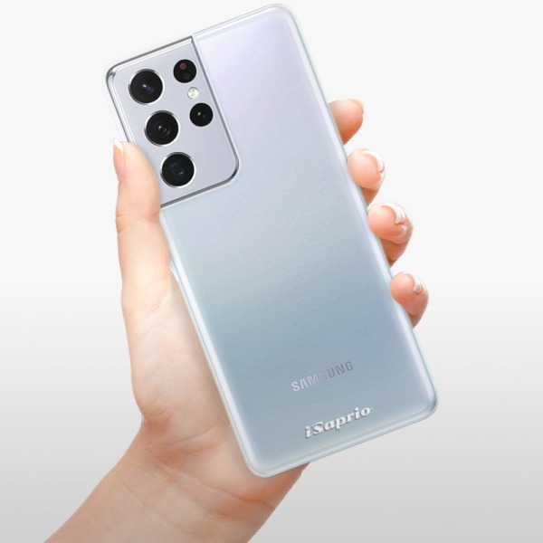 Silikonové pouzdro iSaprio - Samsung Galaxy S21 Ultra 5G - 4Pure čiré