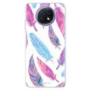 Odolné silikonové pouzdro iSaprio - Feather Pattern 10 na mobil Xiaomi Redmi Note 9T 5G