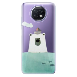 Odolné silikonové pouzdro iSaprio - Bear With Boat na mobil Xiaomi Redmi Note 9T 5G