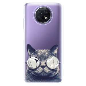 Odolné silikonové pouzdro iSaprio - Crazy Cat 01 na mobil Xiaomi Redmi Note 9T 5G