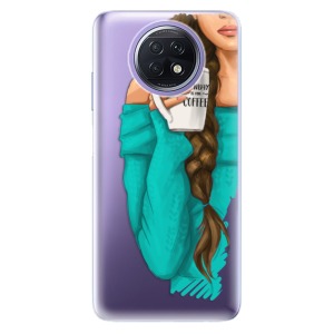Odolné silikonové pouzdro iSaprio - My Coffe and Brunette Girl na mobil Xiaomi Redmi Note 9T 5G